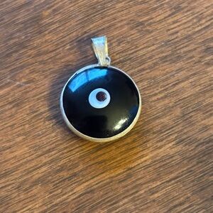 Black Evil Eye Pendant